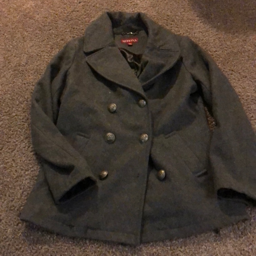 Winter button up coat